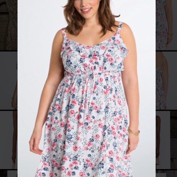 torrid floral dress